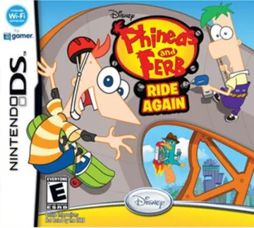 Phineas and Ferb - Ride Again (USA) (En,Es) (NDSi Enhanced) box cover front